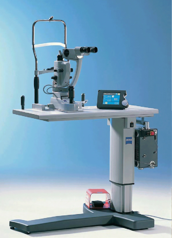 适用于：青光眼、糖尿病视网膜病变、眼底血性病变、黄斑病变、视网膜变性区及视网膜裂孔、视网膜脉络膜血管瘤、脉络膜黑色素瘤医治